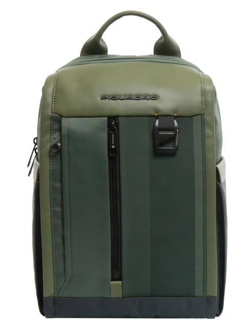 PIQUADRO STEVE 13-Zoll-Laptop-Rucksack GRÜN - PC-Rucksäcke