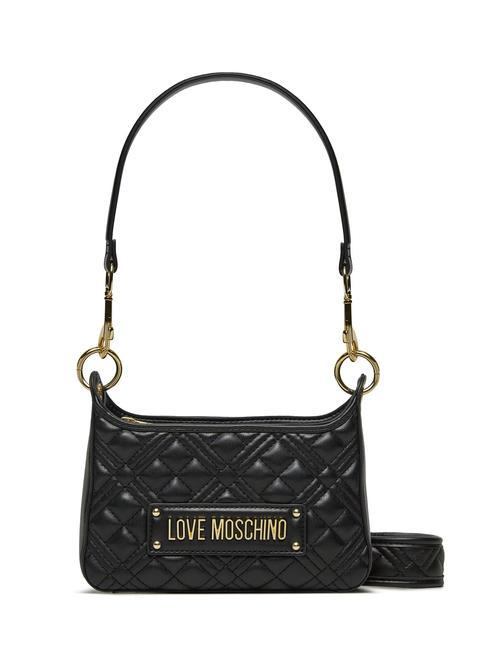 LOVE MOSCHINO QUILTED Umhängetasche mit Schultergurt Schwarz - Damentaschen