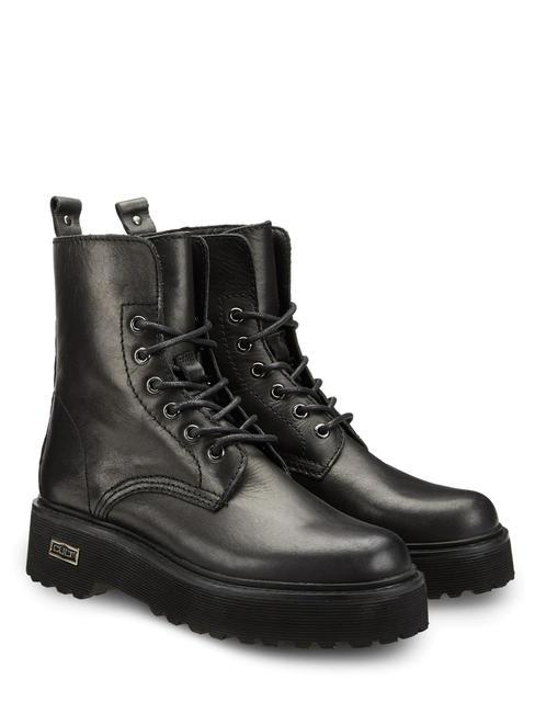 CULT SLASH 1814 Amphibische Stiefeletten aus Leder Schwarz - Damenschuhe