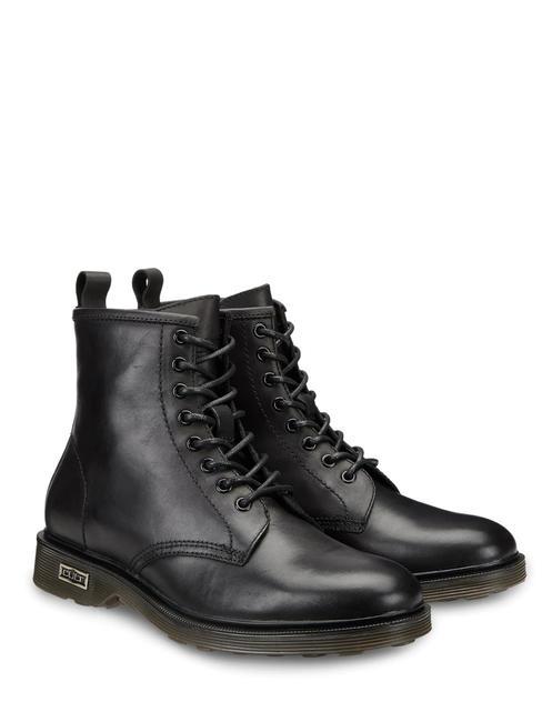 CULT OZZY 416 Amphibische Stiefeletten aus Leder Schwarz - Herrenschuhe