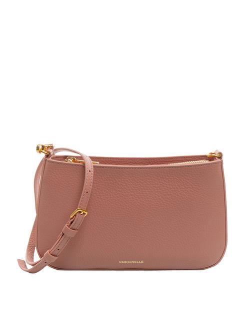 COCCINELLE LILY Strukturierte Ledertasche mit Kettengriff Kamelie - Damentaschen