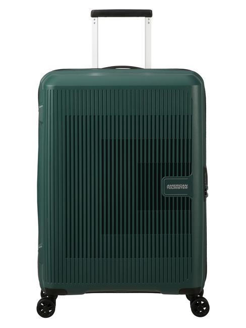 AMERICAN TOURISTER AEROSTEP Erweiterbarer mittelgroßer Trolley dunkler Wald - Harte Trolleys