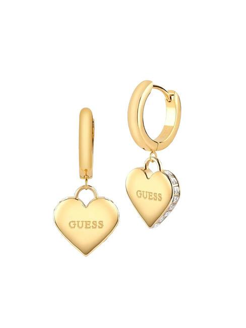 GUESS FALLING IN LOVE Herzohrringe gelbes Gold - Ohrringe