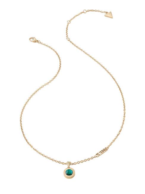 GUESS COLOR MY DAY Halskette Gelbgold/Smaragd - Halsketten