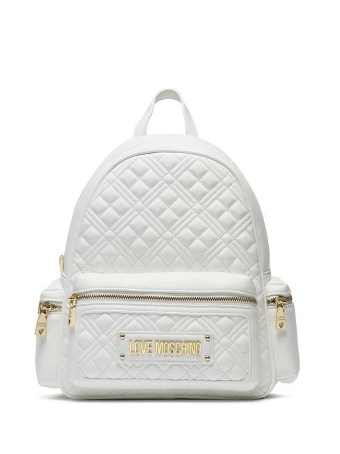 LOVE MOSCHINO QUILTED Rucksack mit Seitentaschen nicht-gerade weiss - Damentaschen