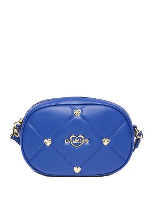 LOVE MOSCHINO GOLD HEART Mini-Umhängetasche Ozean - Damentaschen