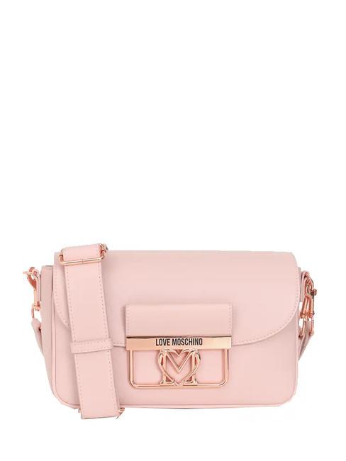 LOVE MOSCHINO PLAQUE METALLIC Kleine Umhängetasche Gesichtspuder - Damentaschen