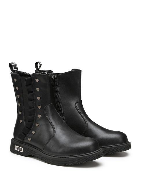 CULT SABBATH 0008 KIDS Stiefeletten mit Herznieten Schwarz - Kinderschuhe