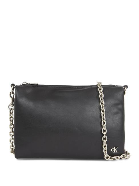 CALVIN KLEIN CHAIN  Schultertasche pvh schwarz - Damentaschen