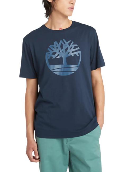 TIMBERLAND KBEC RIVER Kurzarm-T-Shirt dunkler Saphir - Herren-T-Shirts