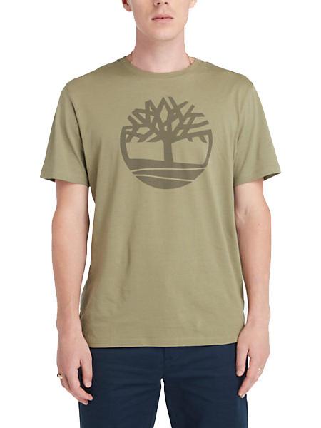 TIMBERLAND KBEC RIVER Kurzarm-T-Shirt Kasselerde/Weinblatt - Herren-T-Shirts