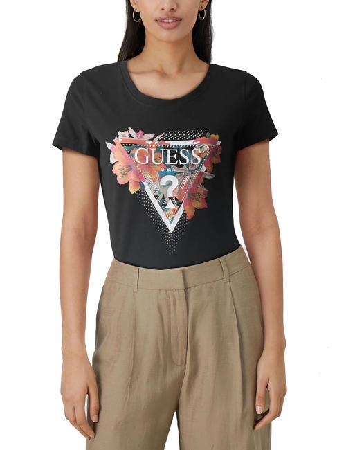 GUESS TROPICAL T-Shirts jetbla - T-Shirts und Tops für Damen