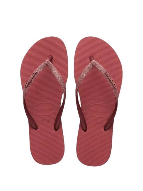 HAVAIANAS SLIM SPARKLE Flip Flops Pau Brasilien - Damenschuhe