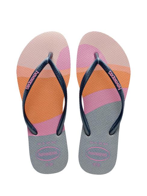 HAVAIANAS PALETTE GLOW Flip Flops Pfingstrosen-Rosen - Damenschuhe