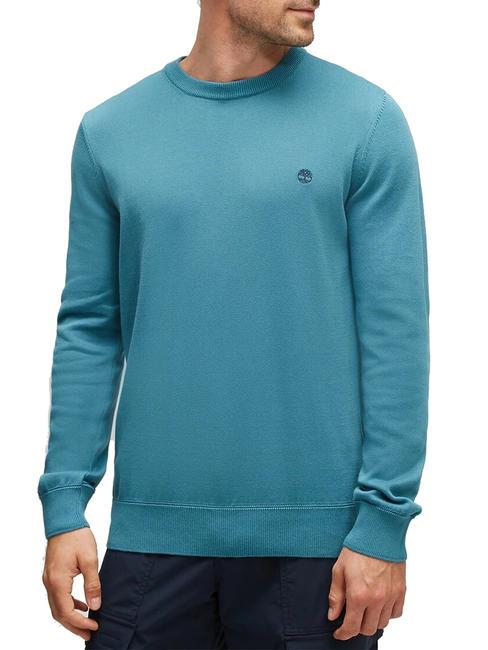 TIMBERLAND WILLIAMS RIVER Pullover mit Rundhalsausschnitt Sturmblau - Herrenpullover