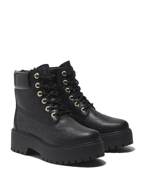 TIMBERLAND STONE STREET Wasserdichte Stiefeletten PECHSCHWARZ - Damenschuhe