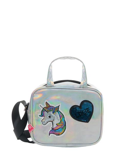 SJGANG UNICORN KIDS Handtasche mit Schultergurt Silber- - Taschen und Accessoires für Kids