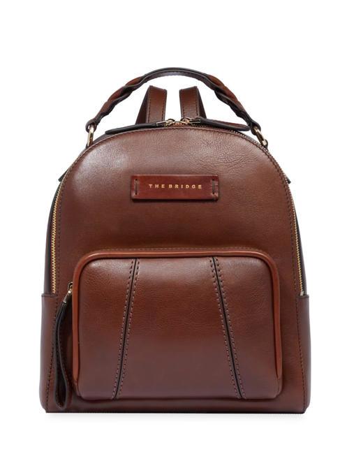 THE BRIDGE BRIGIDA Lederrucksack BRAUN - Damentaschen