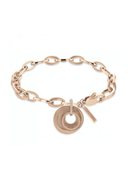 CALVIN KLEIN SCULPTURAL Armband mit Kreisen und Zirkonen Gold - Armbänder