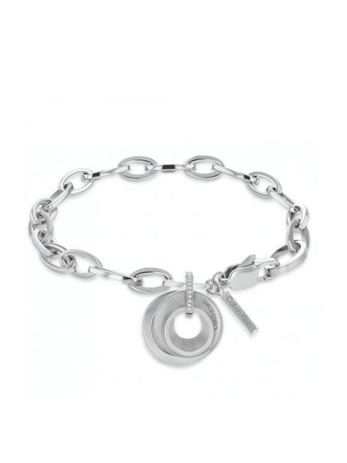 CALVIN KLEIN SCULPTURAL Armband mit Kreisen und Zirkonen Stahl - Armbänder