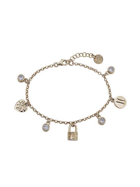 ALVIERO MARTINI PRIMA CLASSE RAMBLA Armband mit Anhängern und Zirkonen Gold - Armbänder