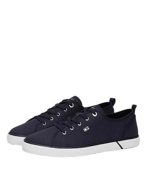 TOMMY HILFIGER VULCANIZED CANVAS Canvas-Sneaker Raum blau - Damenschuhe