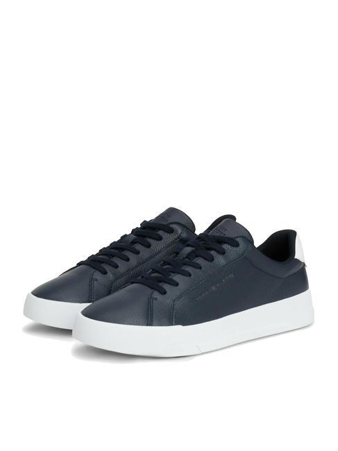 TOMMY HILFIGER COURT BETTER Ledersneaker Wüstenhimmel - Herrenschuhe