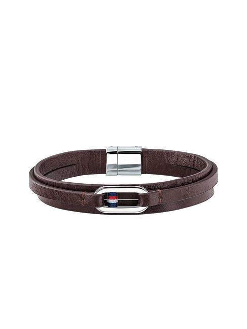 TOMMY HILFIGER CASUAL CORE Lederarmband braun - Herrenarmbänder