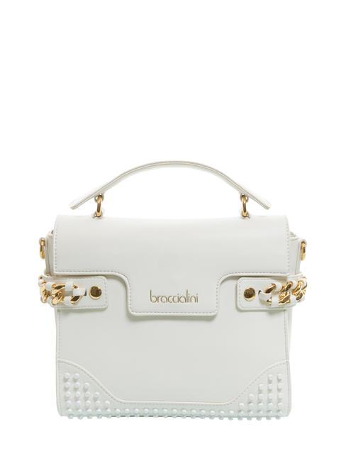 BRACCIALINI ROCK Aktentasche mit Schultergurt Weiß - Damentaschen