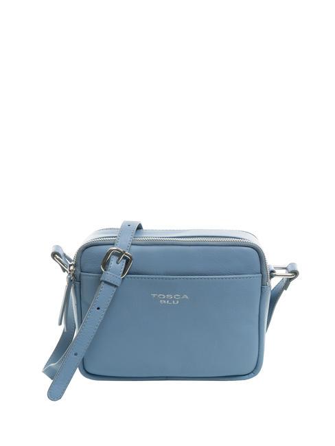 TOSCA BLU BAISC WALLETS  Mini-Umhängetasche aus Leder Himmelblau - Damentaschen