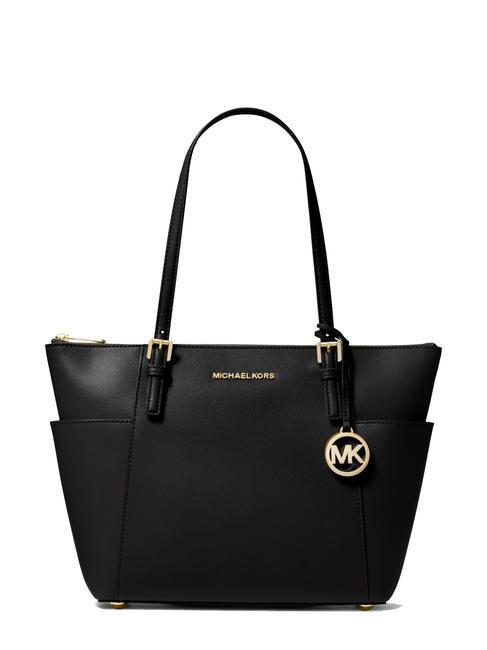 MICHAEL KORS JET SET Umhängetasche aus Leder Schwarz - Damentaschen