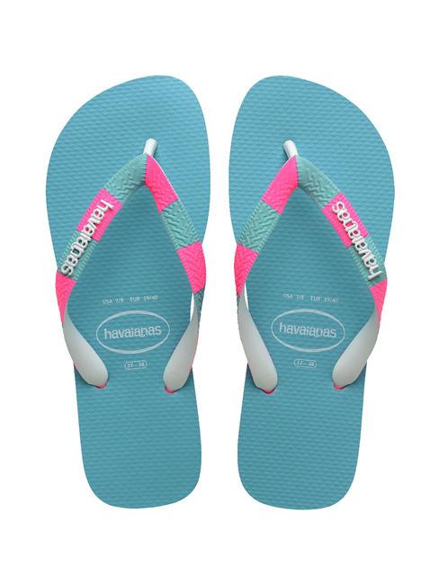 HAVAIANAS TOP VERANO II Flip-Flops rosa/weiß - Damenschuhe