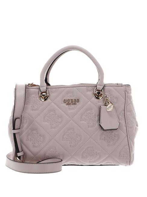 GUESS MARIEKE Handtasche hellbeiges Logo - Damentaschen