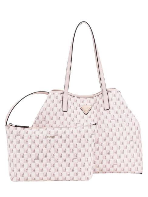 GUESS VIKKY LL Schultertasche hellrosa Logo - Damentaschen