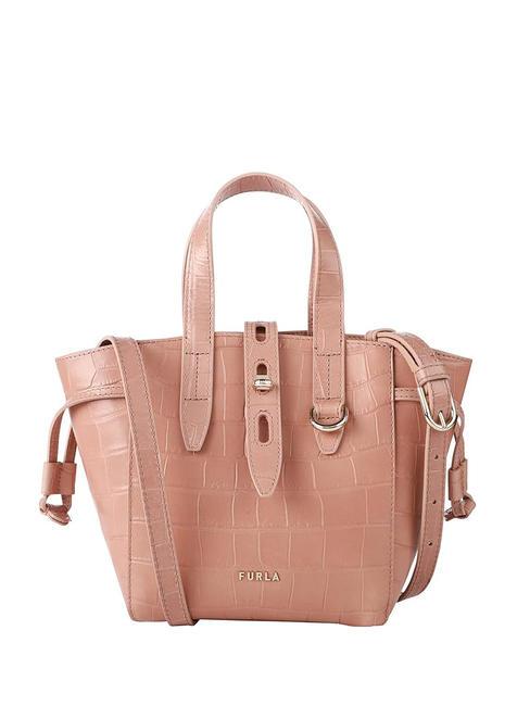 FURLA NET St. Handtasche aus Kokosnussleder Gesichtspuder - Damentaschen