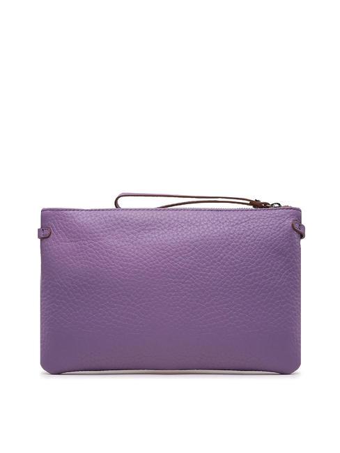 GIANNI CHIARINI HERMY Clutch aus gehämmertem Leder Glyzinien-Natur - Damentaschen