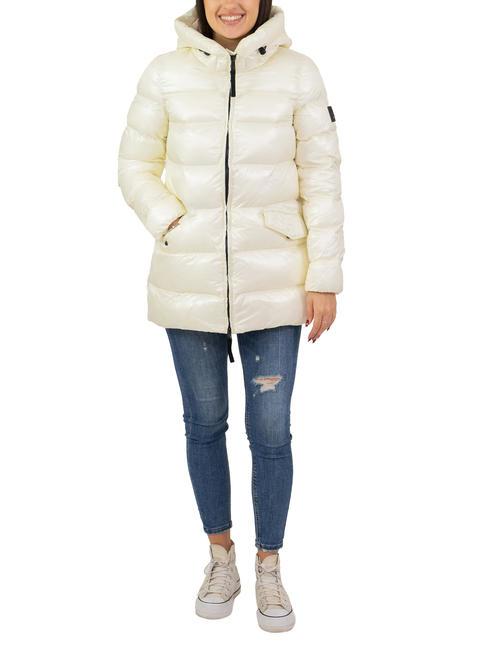 DEKKER LENINA NLK Kurze glänzende Daunenjacke Creme - Jute - Daunenjacken für Damen