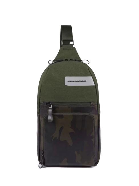 PIQUADRO TIROS Ein Schulterrucksack GRÜN - PC-Rucksäcke