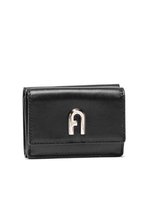 FURLA MOON Kompakte Lederbrieftasche Schwarz - Brieftaschen Damen