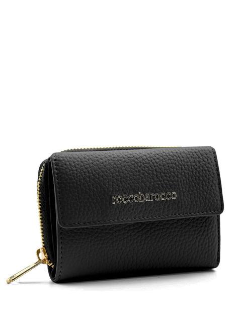 ROCCOBAROCCO LETTERING  Ledergeldbörse Schwarz - Brieftaschen Damen