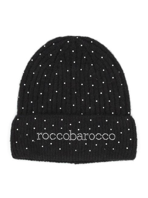 ROCCOBAROCCO SHINE Mütze mit Strasssteinen Schwarz - Mützen/Hüte