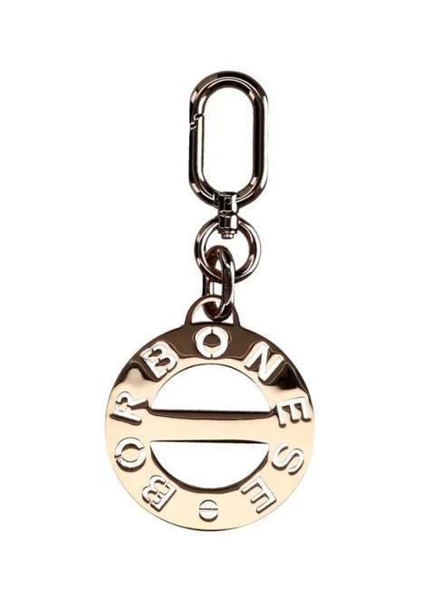 BORBONESE KEYRING Schlüsselanhänger mit Schraubenlogo hellgoldfrei - Schlüsselanhänger und Schlüsseletuis