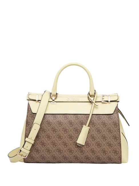 GUESS SESTRI  Handtasche mit Schultergurt Milchpython - Damentaschen