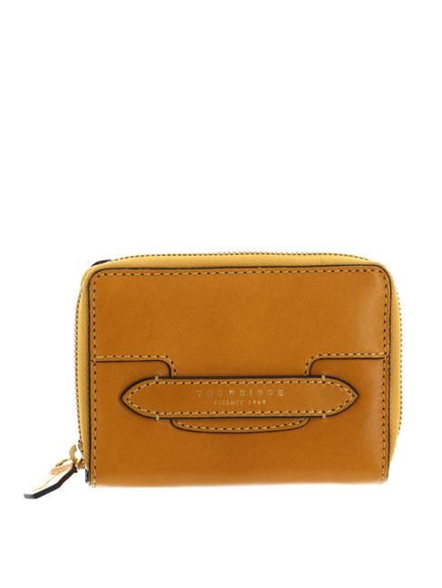 THE BRIDGE LUCREZIA Kompakte Brieftasche aus Leder maisgelb abb. Gold - Brieftaschen Damen