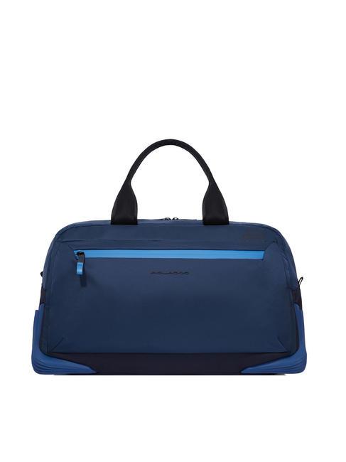 PIQUADRO CORNER 2.0 Reisetasche mit Schultergurt Blau - Reisetaschen