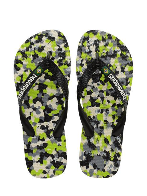 HAVAIANAS BRASIL TECH II Flip-Flops zitronengrün - Herrenschuhe