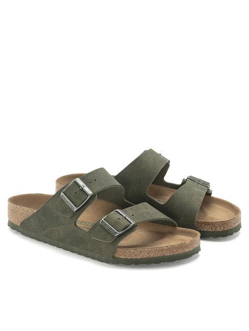 BIRKENSTOCK ARIZONA Zwei-Band-Slipper Wüstenstaub-Thymian - Herrenschuhe