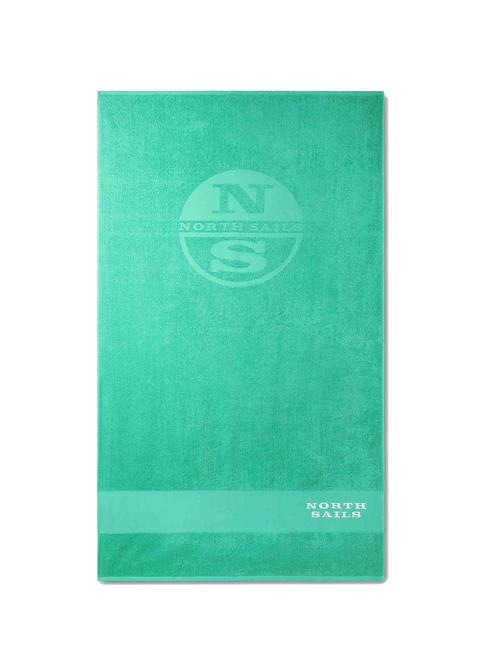 NORTH SAILS MAXI LOGO Strandtuch aus Baumwolle grüner Garten - Reisezubehör