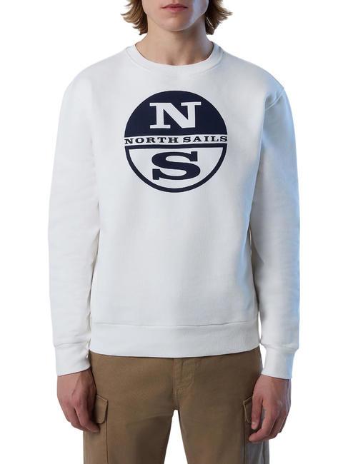 NORTH SAILS MAXI LOGO Sweatshirt aus Baumwolle mit Rundhalsausschnitt Mäusespeck - Sweatshirts Herren