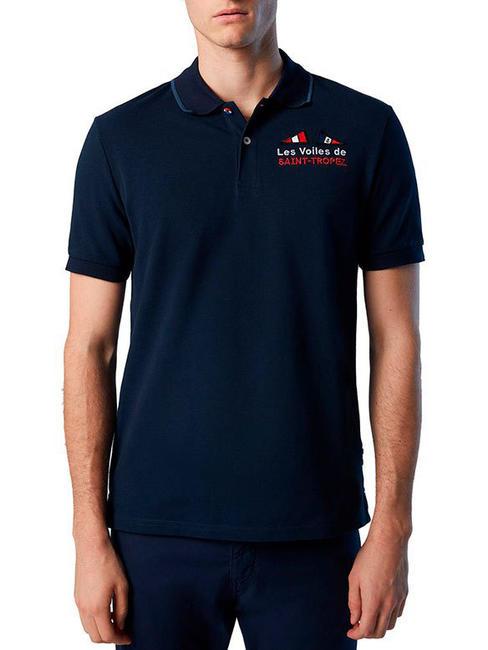 NORTH SAILS SAINT-TROPEZ Kurzarm-Poloshirt aus Baumwolle Navy blau - Herren-Polo-Shirts/Herren-Polo-Shirt/Herrenpoloshirt/Herrenpoloshirts